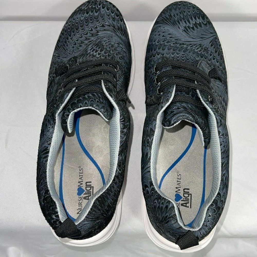 NurseMates Velocity 2000159 Women's Black Leather Lace Up Low Top Shoes Size 9M - Picture 8 of 10